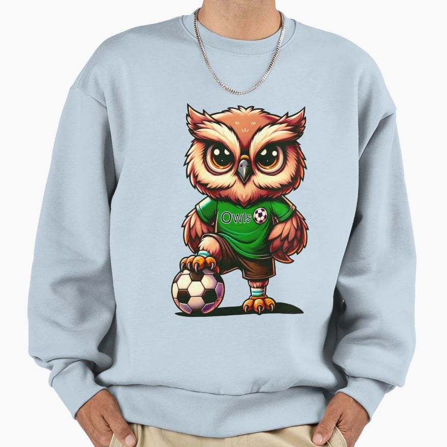 Owls Sweatshirt - Minimalist Print for Adults - T-Shirt, Sweatshirt, Hoodie