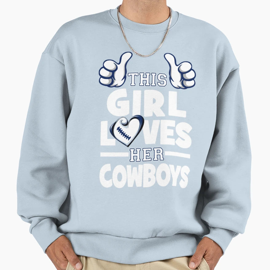 Art Dallas Cowboys Sweatshirt - Minimalist Print Unisex - T-Shirt, Sweatshirt, Hoodie