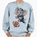 Elephant Football Player Sweatshirt - Aesthetic Graphic Unisex - T-Shirt, Sweatshirt, Hoodie