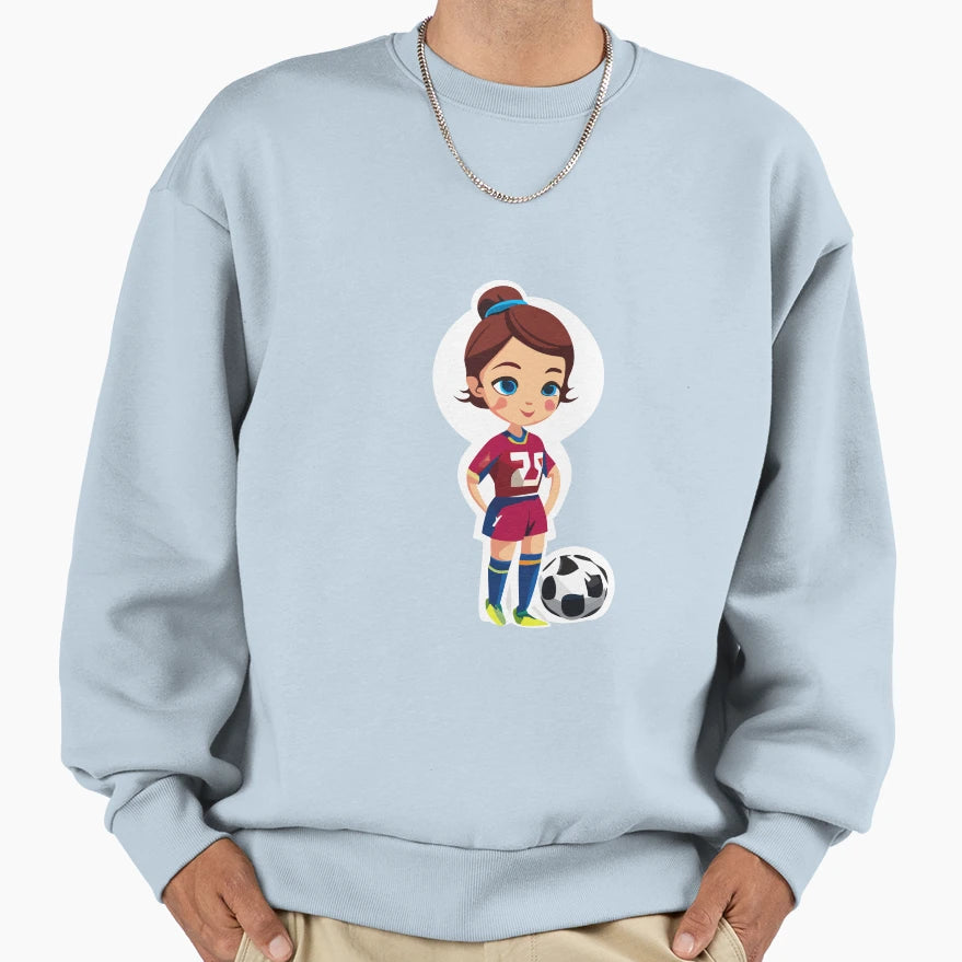Soccer Soccer Player Soccer Player Sweatshirt - Graphic Print for Adults - T-Shirt, Sweatshirt, Hoodie