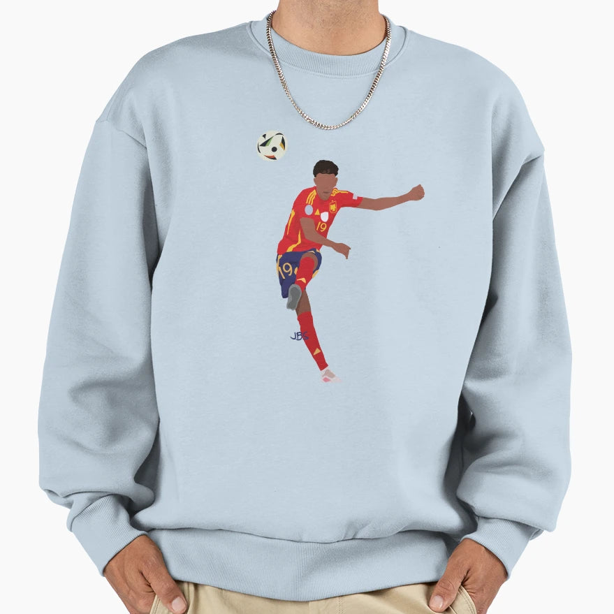 Lamine Yamal Goal Vs France Sweatshirt - Trendy Graphic for Adults - T-Shirt, Sweatshirt, Hoodie