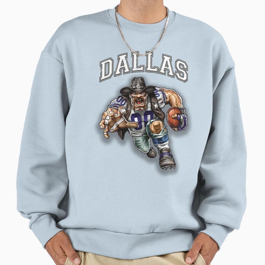Dallas Football Sweatshirt - Casual Everyday Wear Unisex - T-Shirt, Sweatshirt, Hoodie