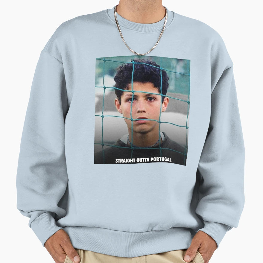 Young Cristiano Sweatshirt - Custom Art Print for Adults - T-Shirt, Sweatshirt, Hoodie