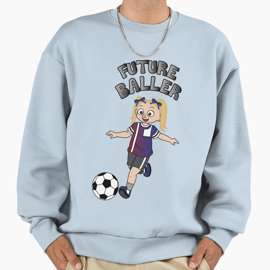 Future Baller Blonde Sweatshirt - Aesthetic Graphic Unisex - T-Shirt, Sweatshirt, Hoodie