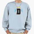 Letter D College Font Good Heaven Sweatshirt - Fun Novelty Design Unisex - T-Shirt, Sweatshirt, Hoodie