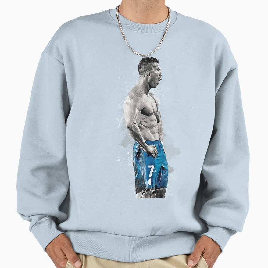 Cristiano Ronaldo Sweatshirt - Streetwear Style for Adults - T-Shirt, Sweatshirt, Hoodie