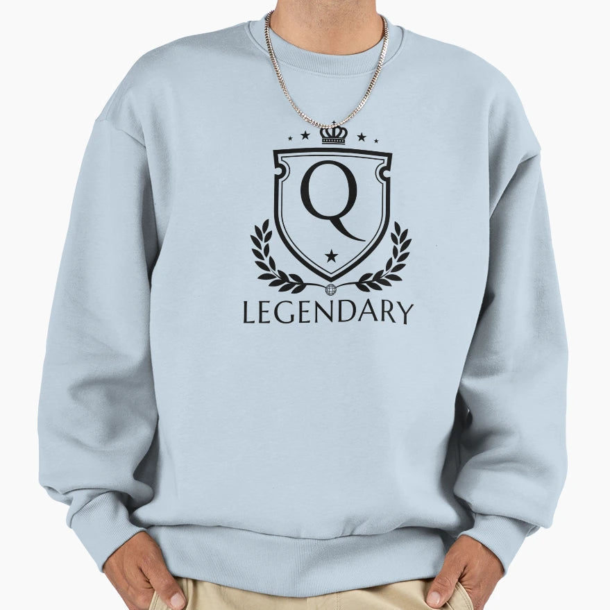 Letter Q Sweatshirt - Graphic Print Unisex - T-Shirt, Sweatshirt, Hoodie