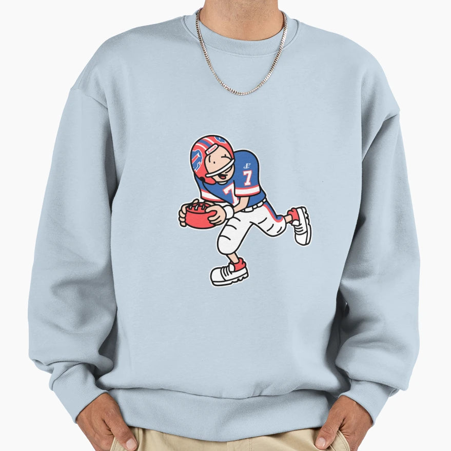 Bills Football Doug Sweatshirt - Graphic Print Men Women - T-Shirt, Sweatshirt, Hoodie