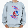 Geometric Soccer Duel Abstract Sports Sweatshirt - Graphic Print Unisex - T-Shirt, Sweatshirt, Hoodie