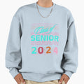 Senior Class 2024 Multicolor Sweatshirt - Fun Novelty Design for Adults - T-Shirt, Sweatshirt, Hoodie