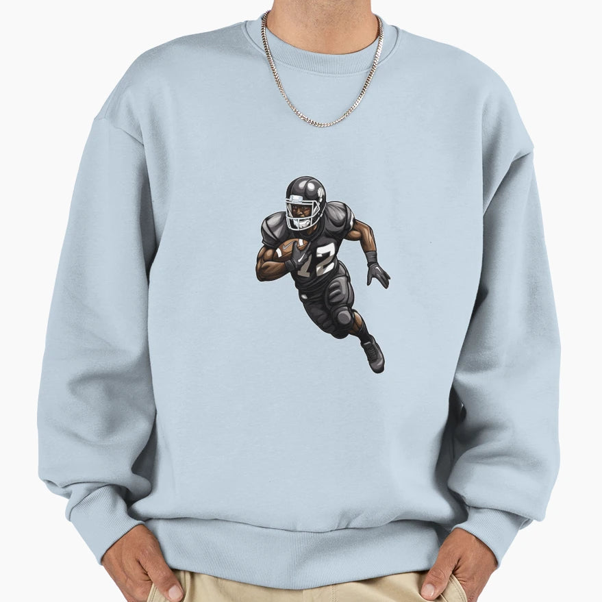 American Football Sweatshirt - Minimalist Print Men Women - T-Shirt, Sweatshirt, Hoodie
