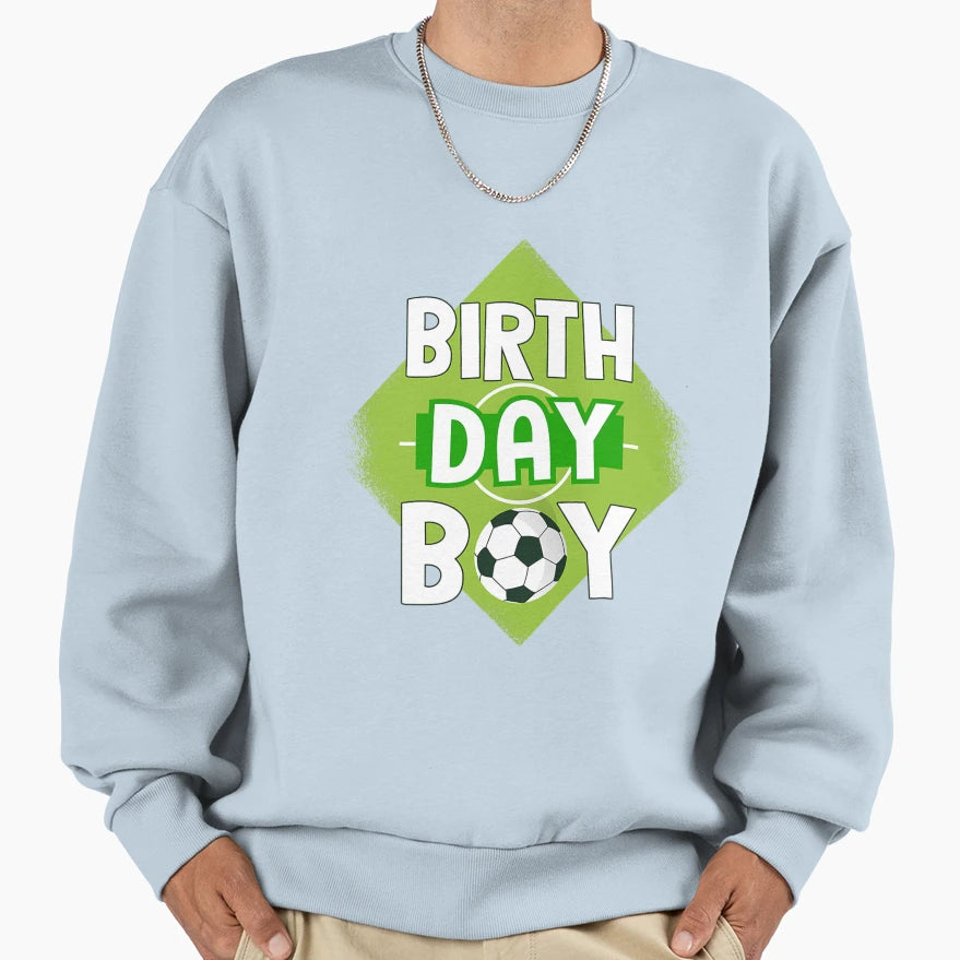 Soccer Birthday Soccer Theme Sweatshirt - Minimalist Print for Adults - T-Shirt, Sweatshirt, Hoodie