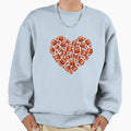 Football Heart Valentines Day Sweatshirt - Custom Art Print Men Women - T-Shirt, Sweatshirt, Hoodie
