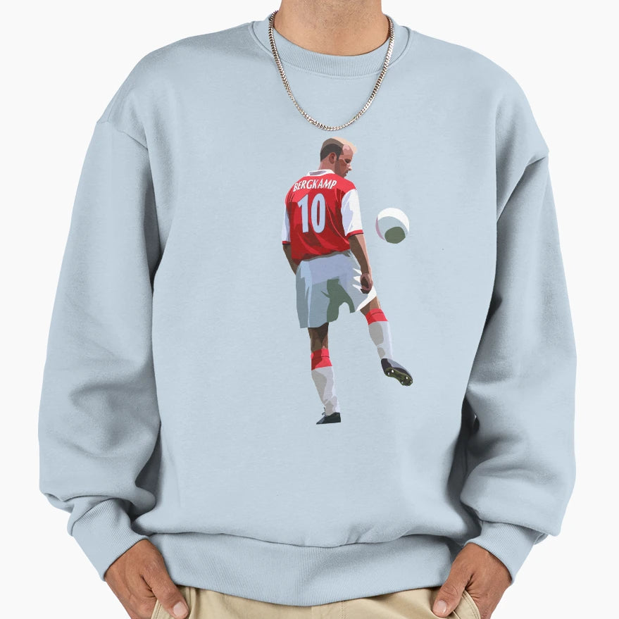 Dennis Bergkamp Sweatshirt - Custom Art Print Unisex - T-Shirt, Sweatshirt, Hoodie