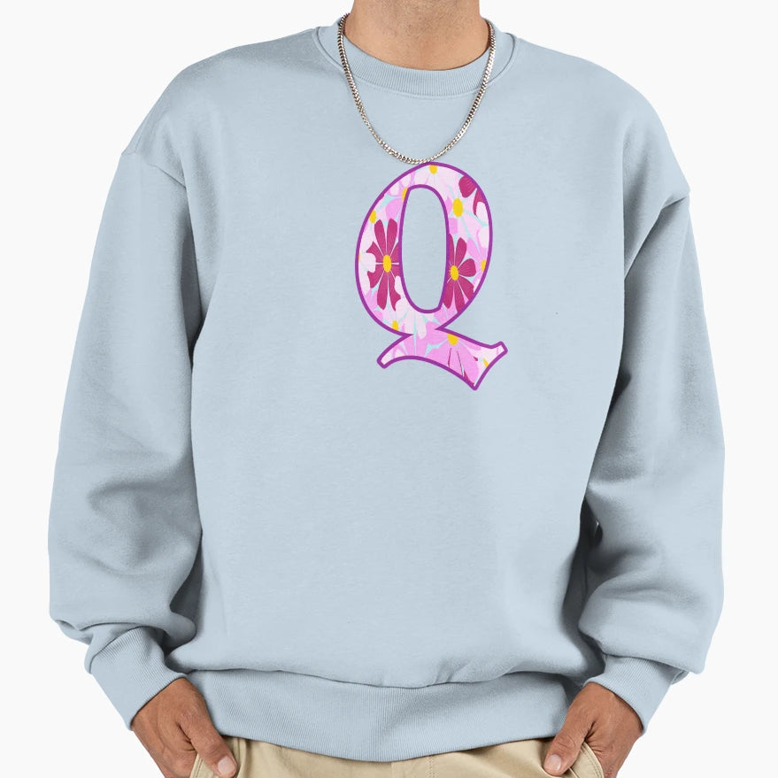 Letters Q Sweatshirt - Fun Novelty Design Unisex - T-Shirt, Sweatshirt, Hoodie