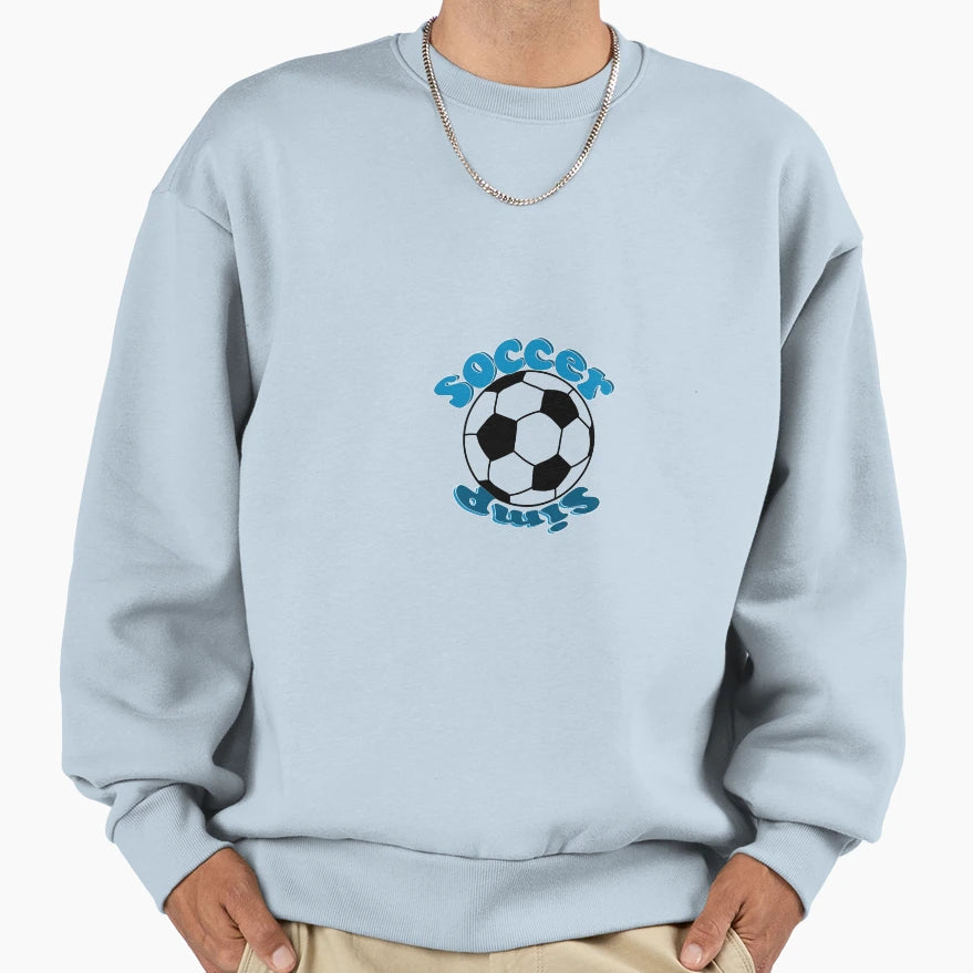 Soccer Sweatshirt - Minimalist Print Men Women - T-Shirt, Sweatshirt, Hoodie