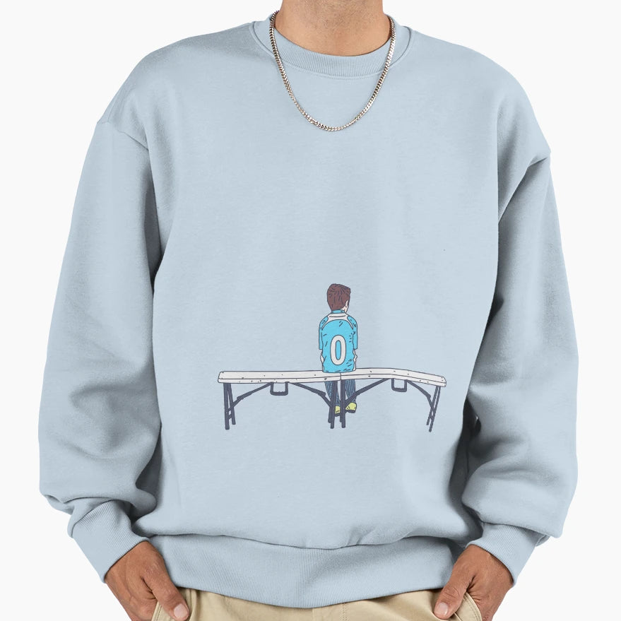 Benchwarmer Soccer Reserve Player Sweatshirt - Minimalist Print Unisex - T-Shirt, Sweatshirt, Hoodie