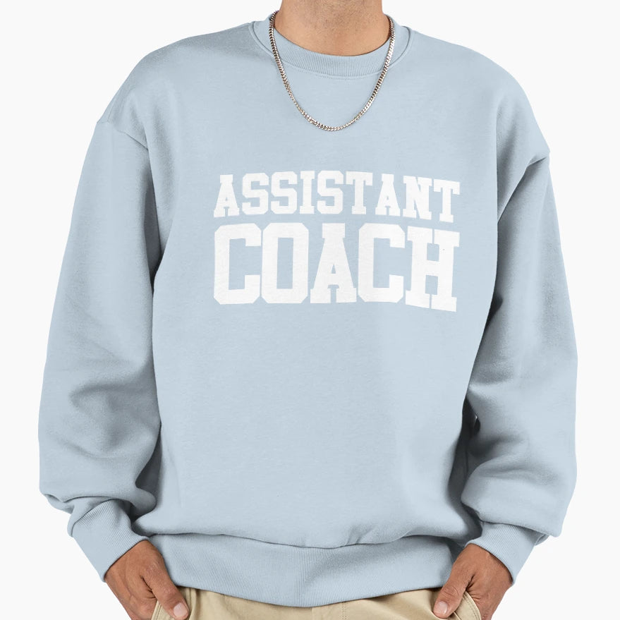 Coach Assistant Sweatshirt - Unique Graphic for Adults - T-Shirt, Sweatshirt, Hoodie