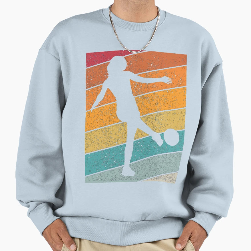 Female Soccer Football Outdoor Sweatshirt - Unique Graphic for Adults - T-Shirt, Sweatshirt, Hoodie