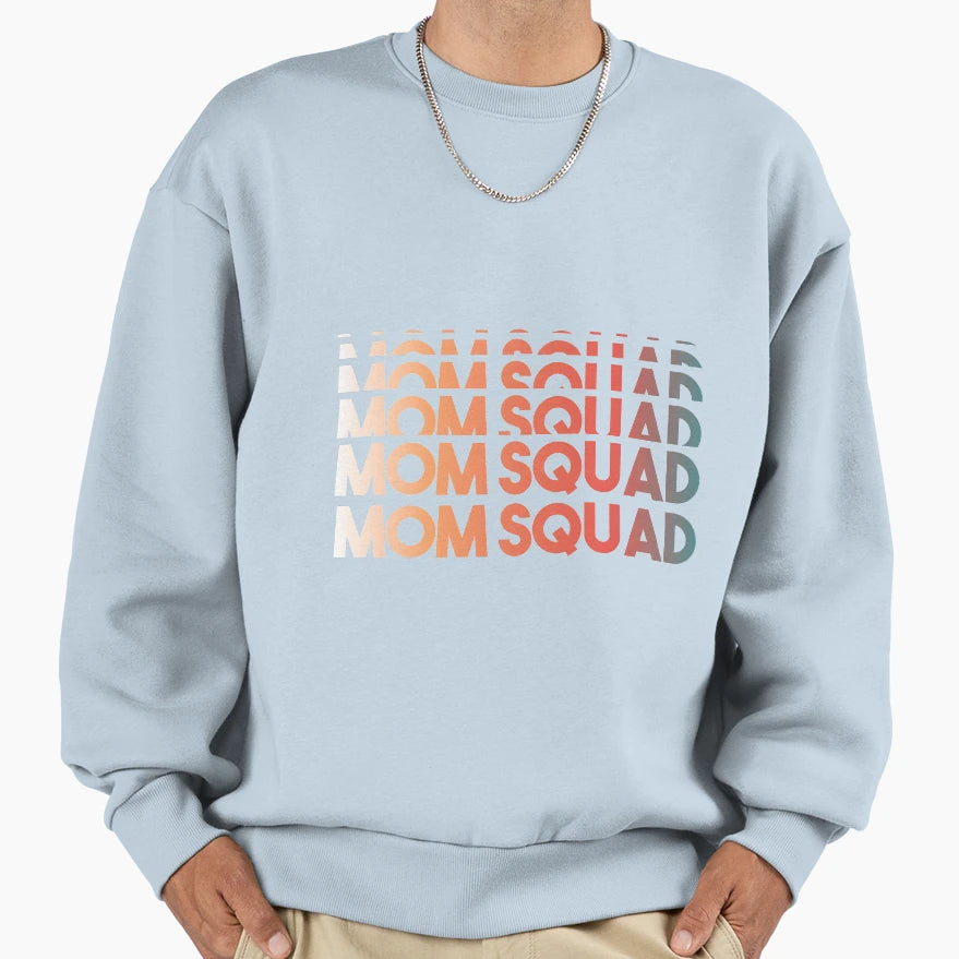 Baseball Mom Squad Best Friend Sweatshirt - Casual Everyday Wear Unisex - T-Shirt, Sweatshirt, Hoodie