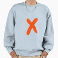 Logo X Sweatshirt - Minimalist Print Men Women - T-Shirt, Sweatshirt, Hoodie