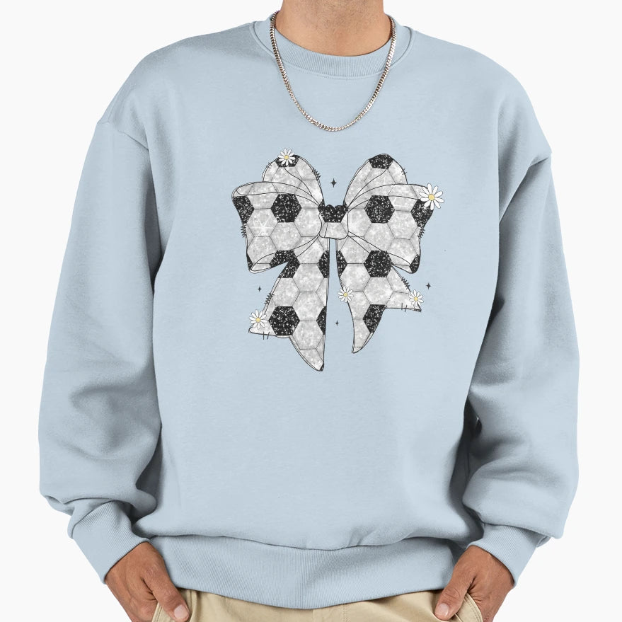 Soccer Coquette Game Day Soccer Sweatshirt - Fun Novelty Design for Adults - T-Shirt, Sweatshirt, Hoodie