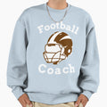 American Football Coach Helmet Sweatshirt - Casual Everyday Wear Unisex - T-Shirt, Sweatshirt, Hoodie