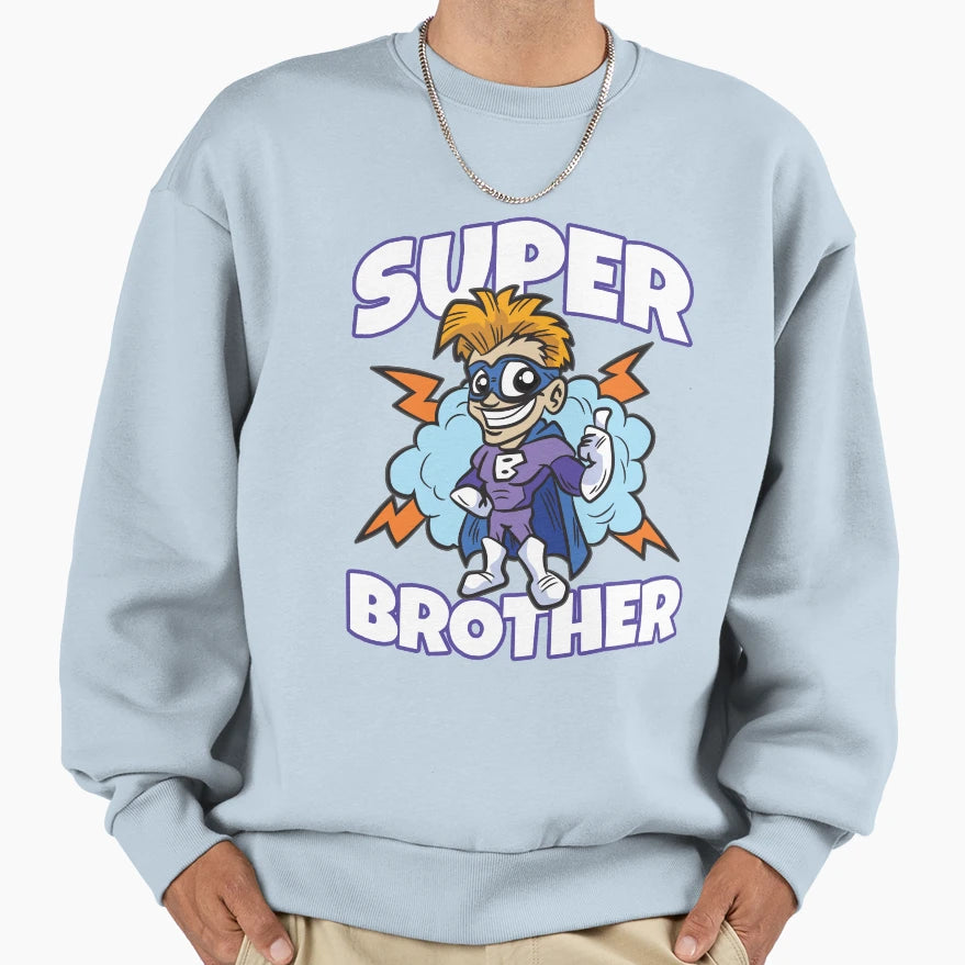 Super Brother Hero Cape Sweatshirt - Custom Art Print Men Women - T-Shirt, Sweatshirt, Hoodie
