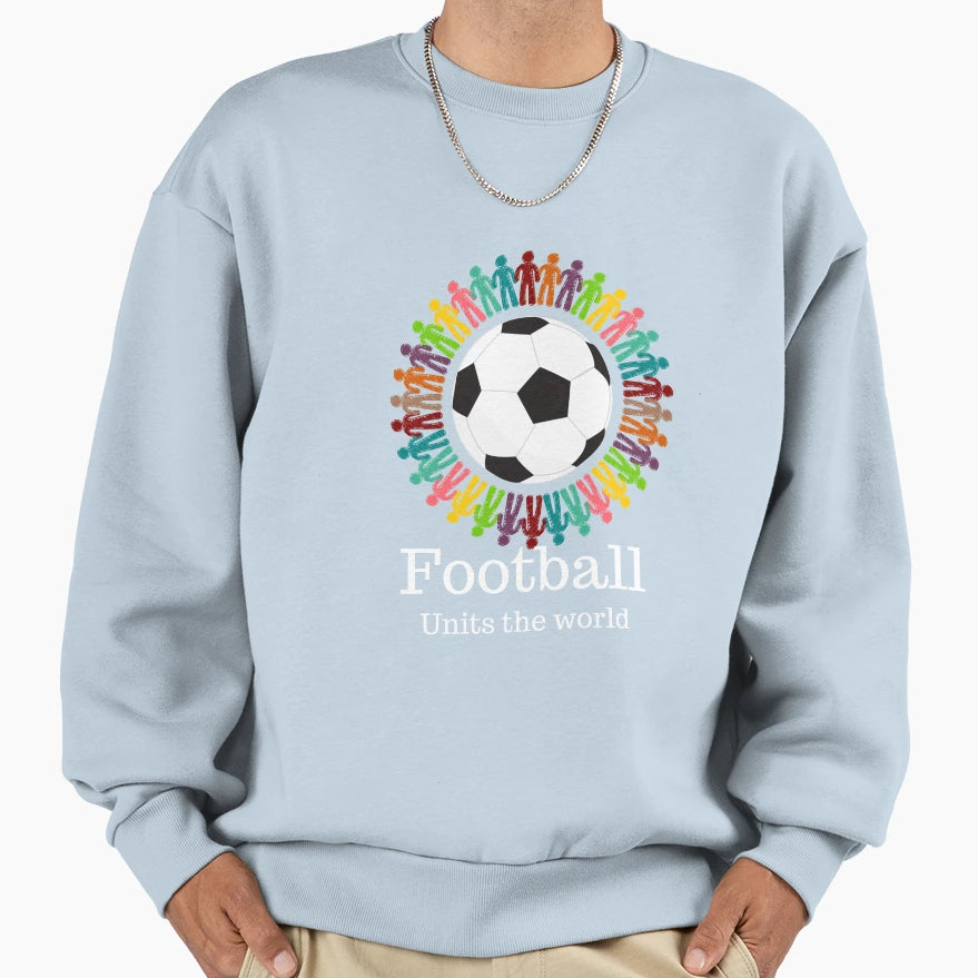 Football Units World Sweatshirt - Aesthetic Graphic Men Women - T-Shirt, Sweatshirt, Hoodie