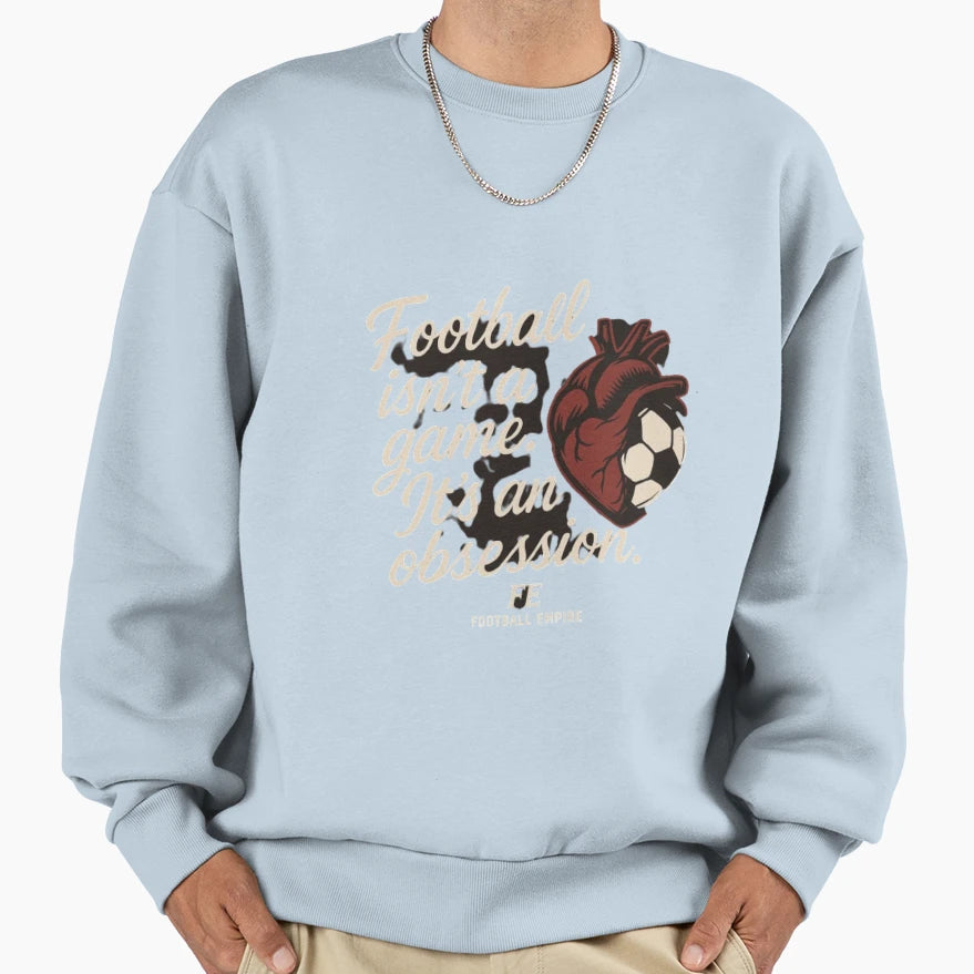Football Empire Obsession Heart Sweatshirt - Custom Art Print Men Women - T-Shirt, Sweatshirt, Hoodie