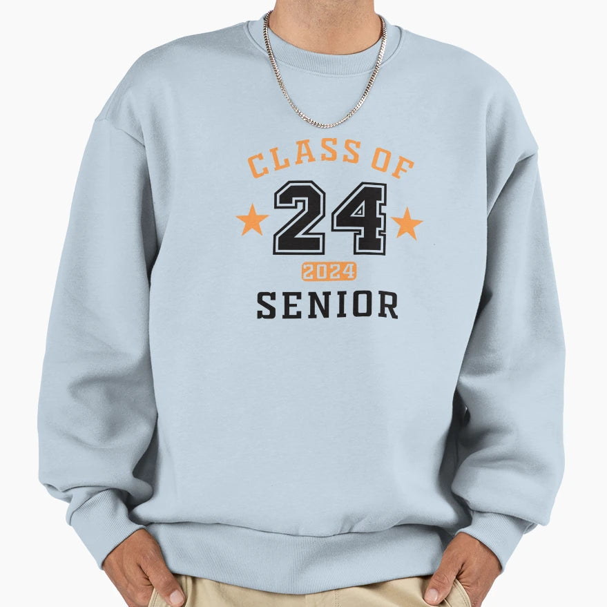 2024 Graduate School 2024 College Sweatshirt - Trendy Graphic Men Women - T-Shirt, Sweatshirt, Hoodie