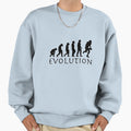 Football Evolution Sport Sweatshirt - Fun Novelty Design Men Women - T-Shirt, Sweatshirt, Hoodie