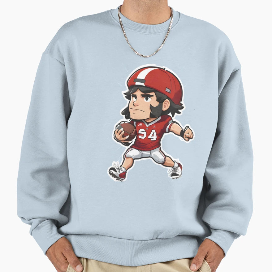 Lubbys Funny Sports Cartoon Sweatshirt - Casual Everyday Wear for Adults - T-Shirt, Sweatshirt, Hoodie
