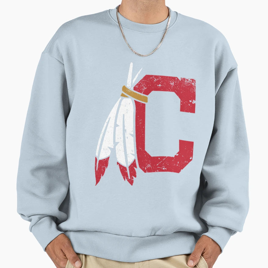Cle Indians Sweatshirt - Fun Novelty Design Men Women - T-Shirt, Sweatshirt, Hoodie
