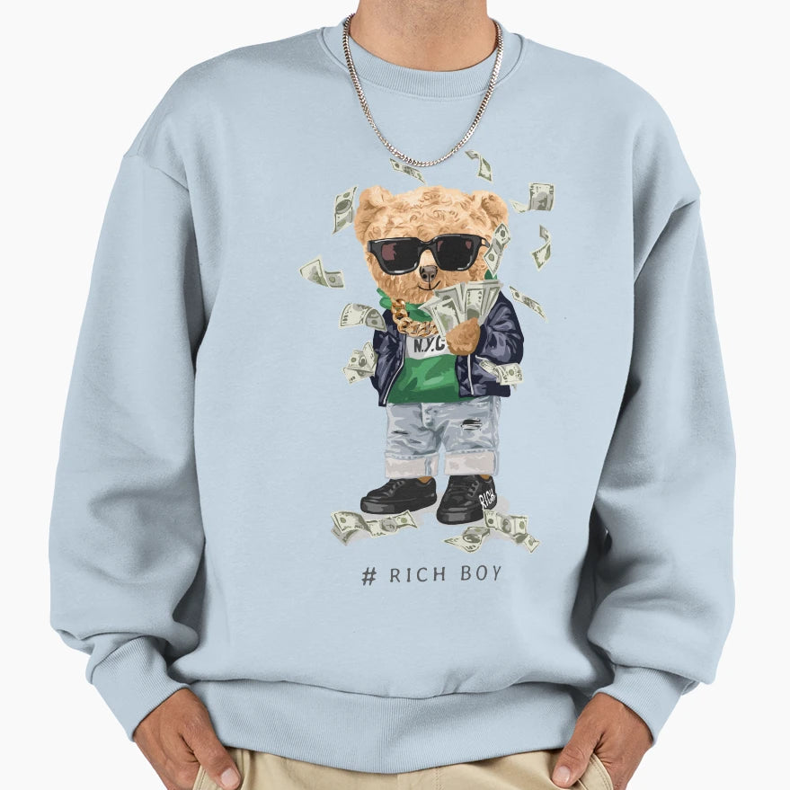 Rich Sweatshirt - Minimalist Print Unisex - T-Shirt, Sweatshirt, Hoodie
