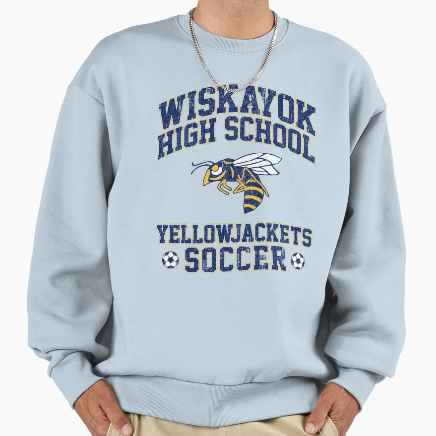 Wiskayok High School Yellowjackets Sweatshirt - Trendy Graphic for Adults - T-Shirt, Sweatshirt, Hoodie