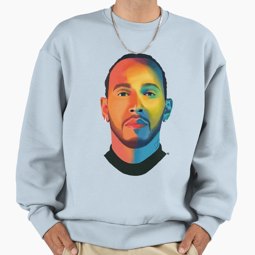 Lewis Hamilton Sweatshirt - Fun Novelty Design for Adults - T-Shirt, Sweatshirt, Hoodie