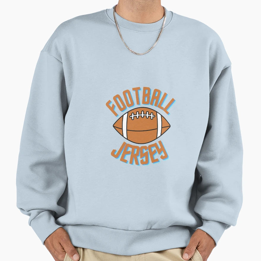 Football Jersey Sweatshirt - Unique Graphic Unisex - T-Shirt, Sweatshirt, Hoodie