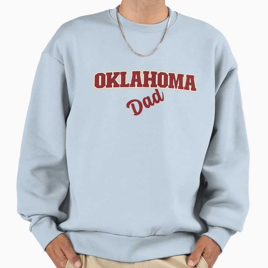 Oklahoma Dad Sweatshirt - Graphic Print for Adults - T-Shirt, Sweatshirt, Hoodie