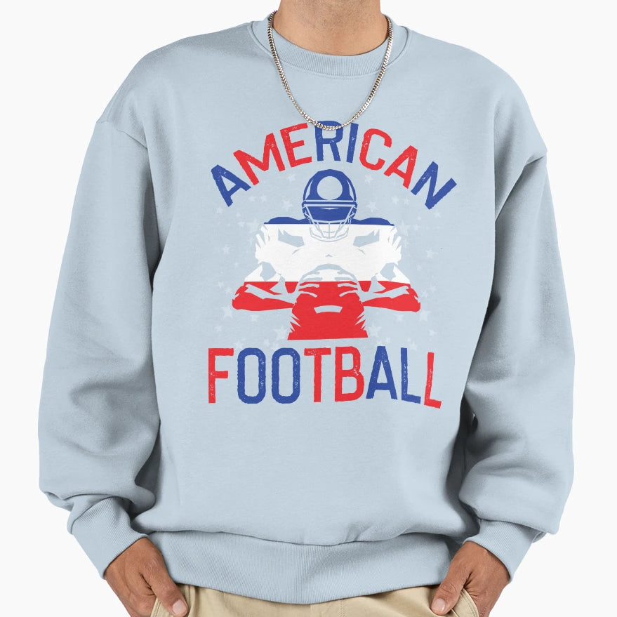 American Football Sweatshirt - Novelty Apparel for Adults - T-Shirt, Sweatshirt, Hoodie