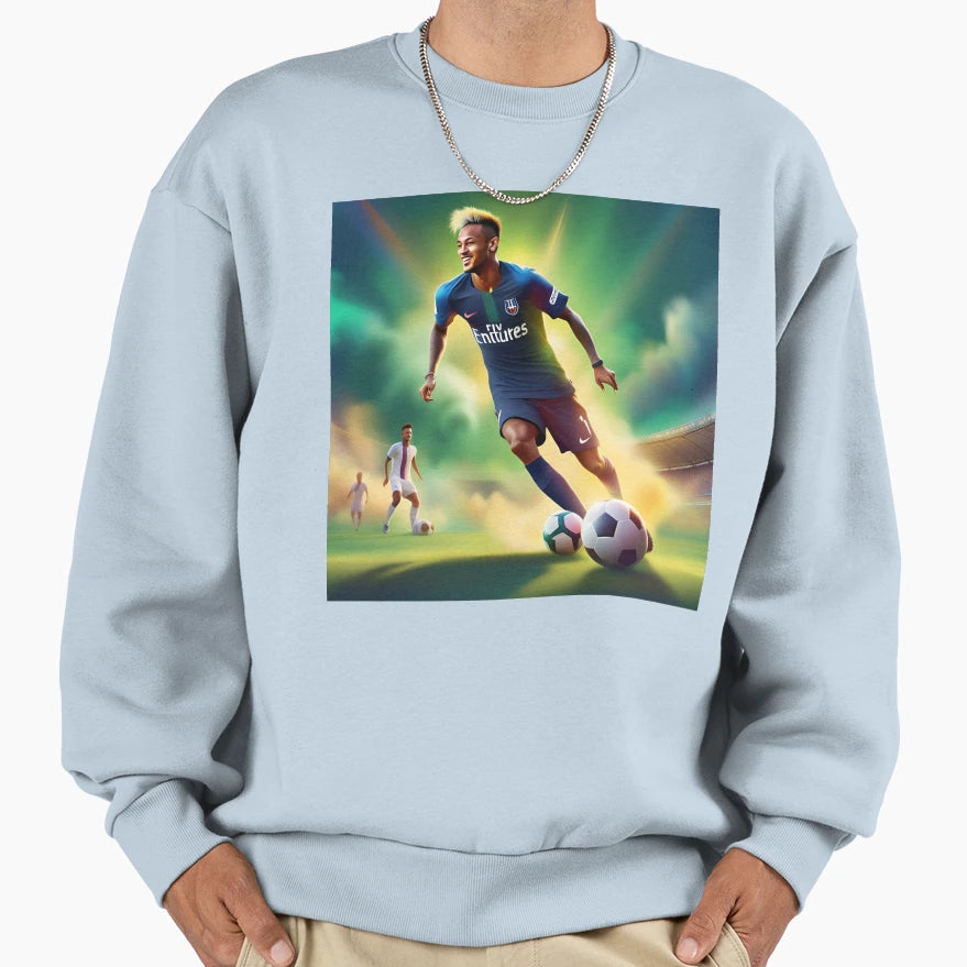 Neymar Brazil Sweatshirt - Aesthetic Graphic for Adults - T-Shirt, Sweatshirt, Hoodie