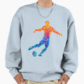 Football Player Ball 3 Sweatshirt - Minimalist Print Men Women - T-Shirt, Sweatshirt, Hoodie