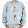 Zidane Illustration Sweatshirt - Aesthetic Graphic for Adults - T-Shirt, Sweatshirt, Hoodie