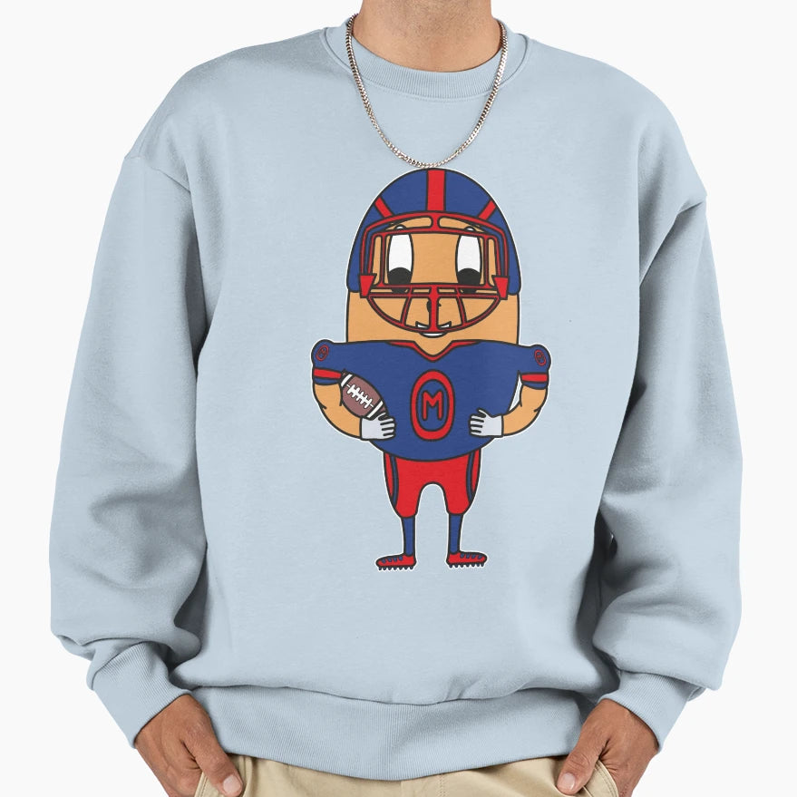American Football Player Egg Sweatshirt - Casual Everyday Wear for Adults - T-Shirt, Sweatshirt, Hoodie