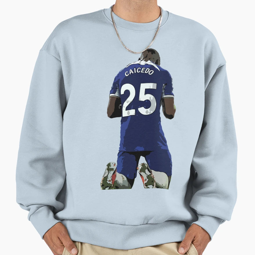 Moises Caicedo Sweatshirt - Custom Art Print Unisex - T-Shirt, Sweatshirt, Hoodie