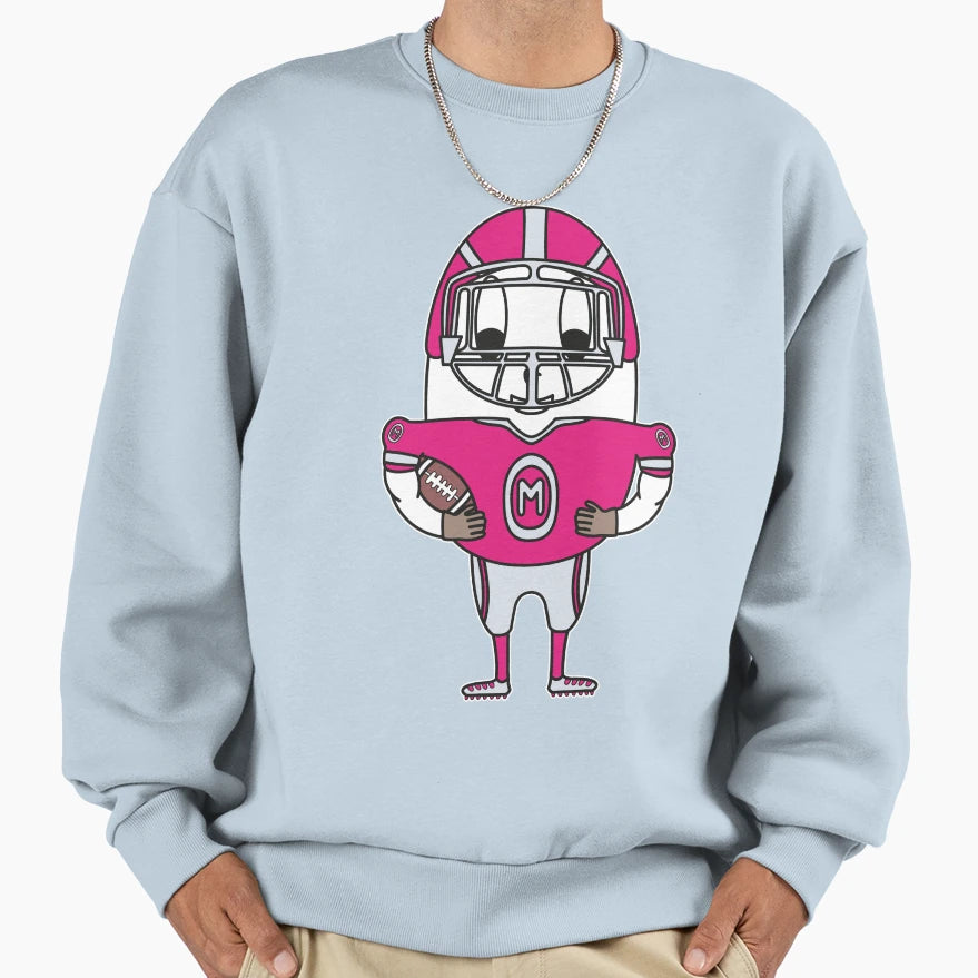 American Football Player Egg Sweatshirt - Custom Art Print Unisex - T-Shirt, Sweatshirt, Hoodie