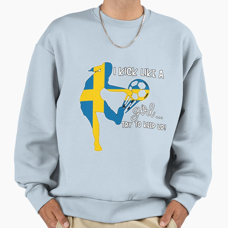 World Cup 2023 Team Sweden Sweatshirt - Streetwear Style for Adults - T-Shirt, Sweatshirt, Hoodie