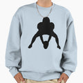 American Football Player Logo Sweatshirt - Trendy Graphic Unisex - T-Shirt, Sweatshirt, Hoodie