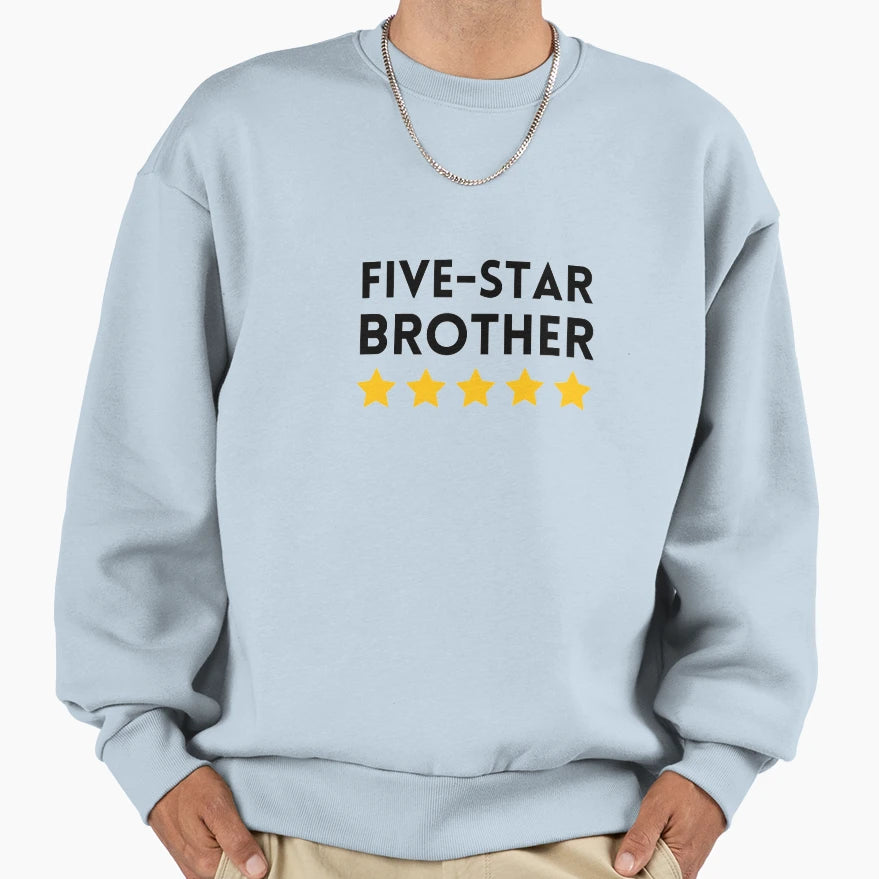 Five Star Brother Sweatshirt - Unique Graphic for Adults - T-Shirt, Sweatshirt, Hoodie