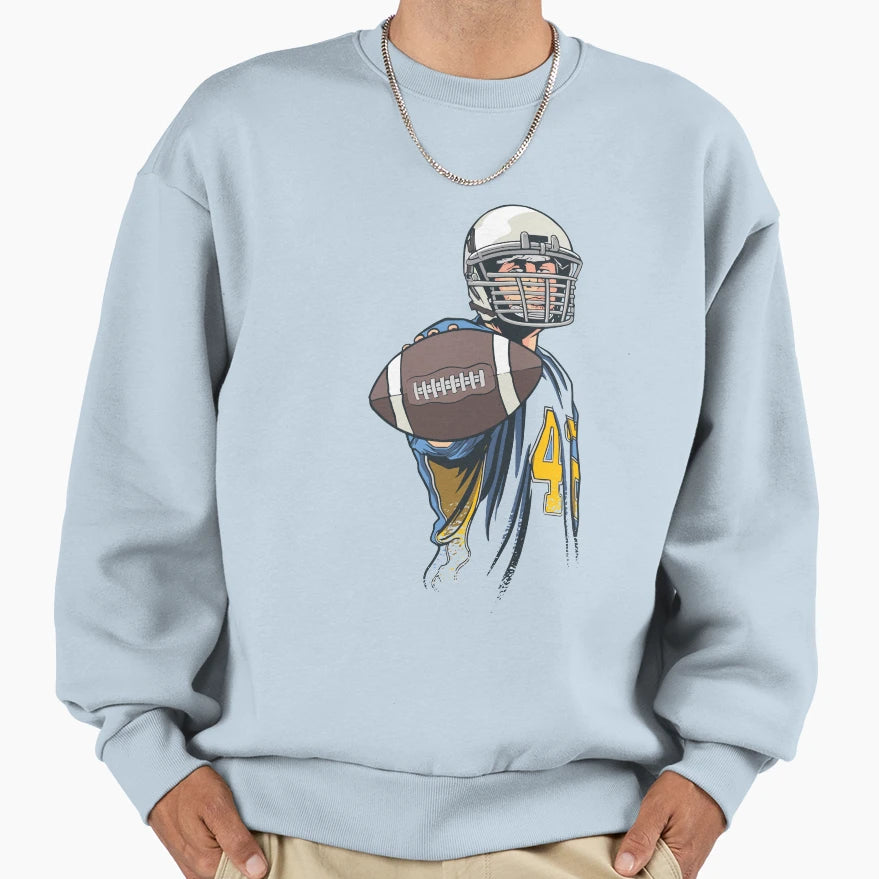 American Football Sports Fitness Sweatshirt - Casual Everyday Wear Unisex - T-Shirt, Sweatshirt, Hoodie